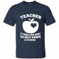 Teacher it takes a big heart to help shape little minds t-shirt