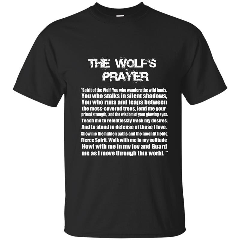 The wolfs prayer t-shirt