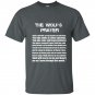The wolfs prayer t-shirt