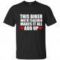 This biker math teacher makes it all add up t-shirt