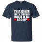 This biker math teacher makes it all add up t-shirt