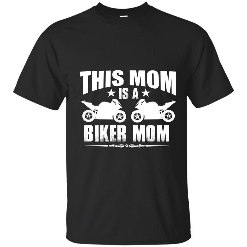 This mom is a biker mom t-shirt