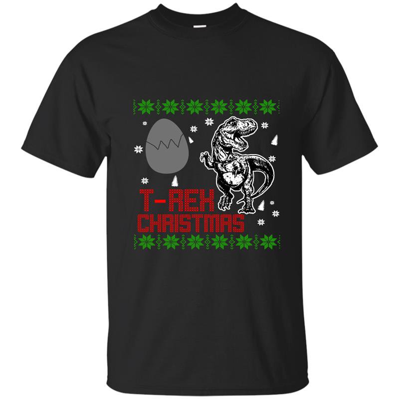 T rex christmas t-shirt