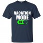 Vacation mode on t-shirt