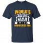 Worlds greatest mom loves her grandkids and her kids too t-shirt