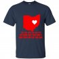 You cant take ohio out of the girl t-shirt