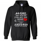 44th wedding anniversary 44 years vintage gift Hoodie