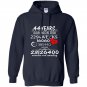 44th wedding anniversary 44 years vintage gift Hoodie