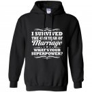 45th wedding anniversary gift ideas for her him i survived Hoodie