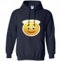Angel emoji yellow halo smile blue emoticon smiley Hoodie