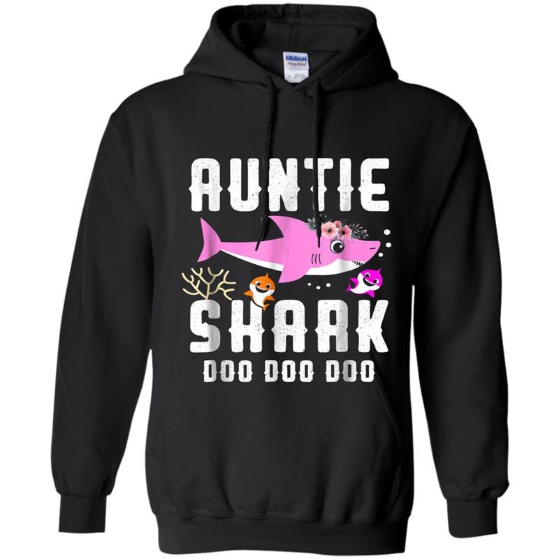 Auntie shark doo doo doo family gift Hoodie