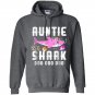 Auntie shark doo doo doo family gift Hoodie