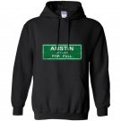 Austin city limits tee population full short sleeve cas Hoodie