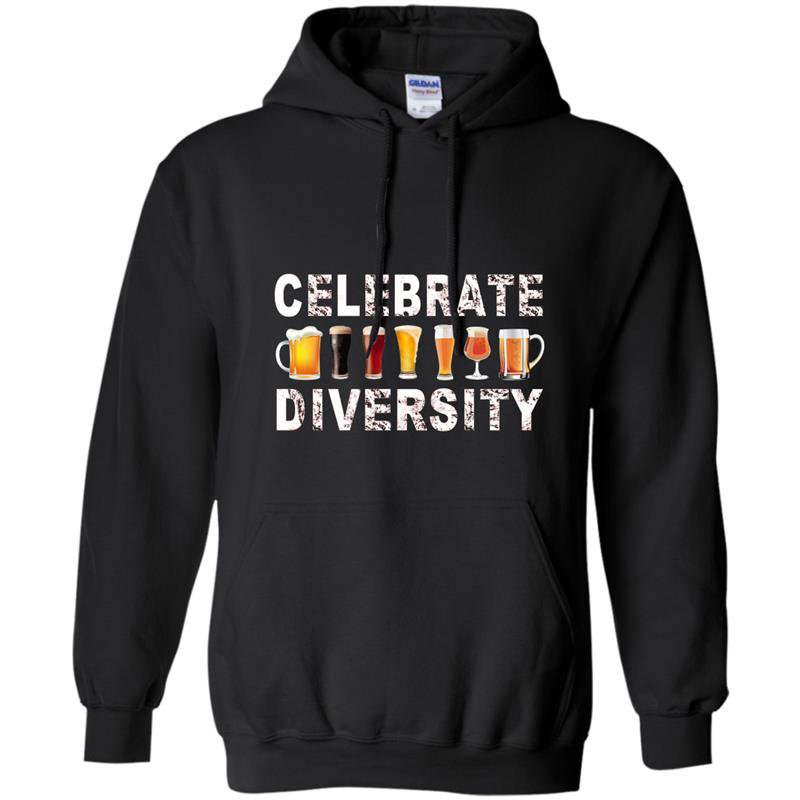 Celebrate diversity beer asphalt Hoodie
