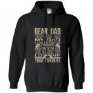 Dear dad thanks for being my dad Hoodie