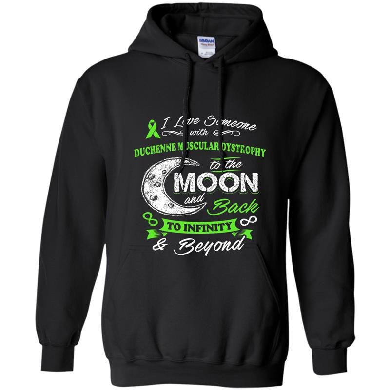 Duchenne muscular dystrophy awareness moon back love Hoodie