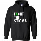 Fight the stigma green ribbon mental health Hoodie