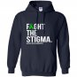 Fight the stigma green ribbon mental health Hoodie