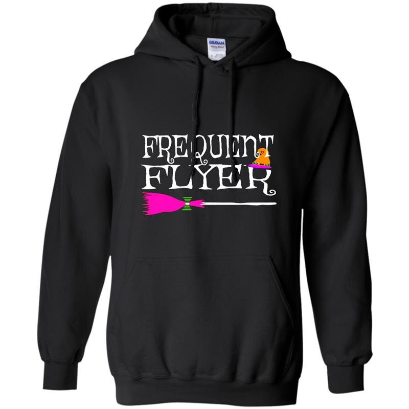 Frequent flyer witch funny cute halloween Hoodie