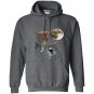 Funny cat three wolf moon parody Hoodie