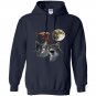 Funny cat three wolf moon parody Hoodie