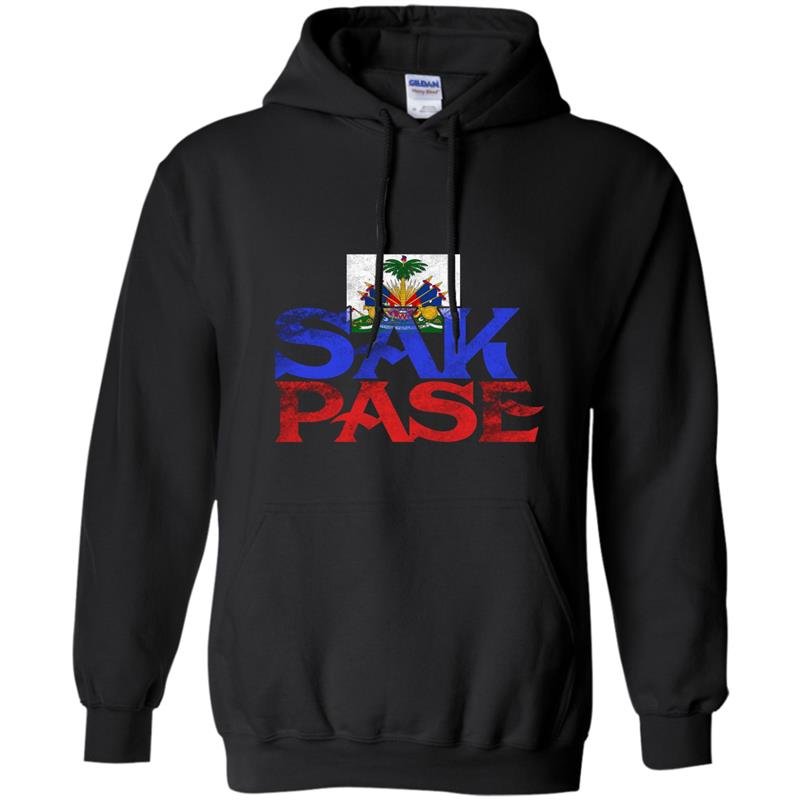 Haitian sak pase pride flag tee i love haiti roots Hoodie