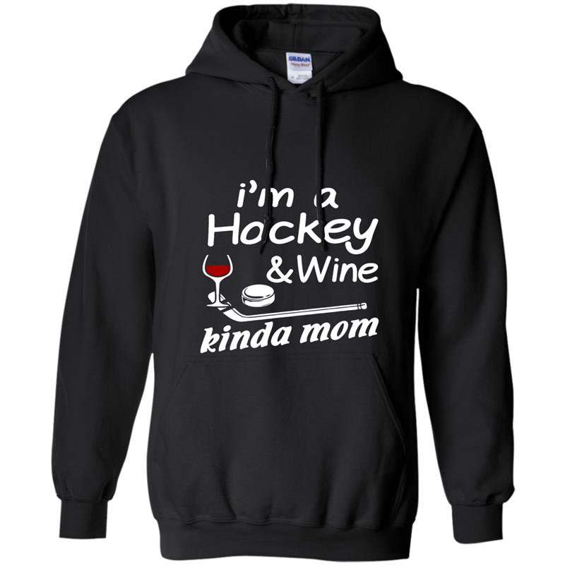 Hockey mom wine Hoodie
