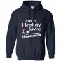 Hockey mom wine Hoodie