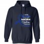 I wear dark blue for my mom colon cancer awareness Hoodie