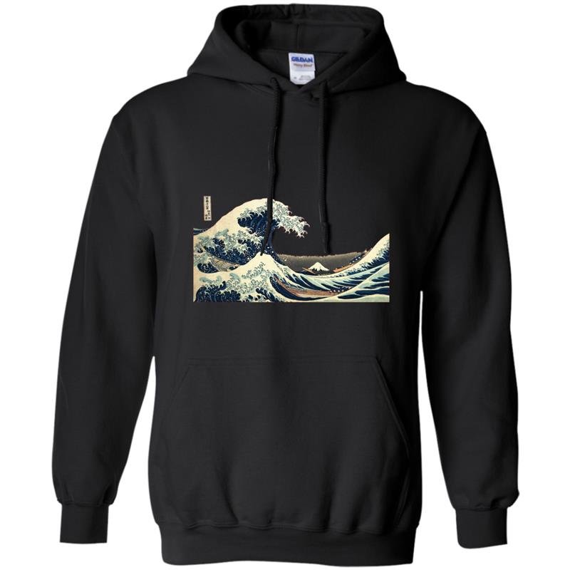 Japanese the great wave off kanagawa vintage art Hoodie