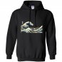 Japanese the great wave off kanagawa vintage art Hoodie