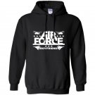 Mens proud air force boyfriend helicopters and planes Hoodie