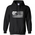 Mens usa flag cocaine Hoodie