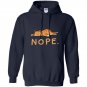 Nope not today funny lazy cat Hoodie