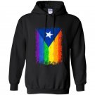 Puerto rican or cuban gay pride flag rainbow destroy Hoodie
