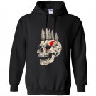 Punk rock punks not dead skull mohawk style Hoodie