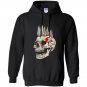 Punk rock punks not dead skull mohawk style Hoodie