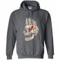 Punk rock punks not dead skull mohawk style Hoodie