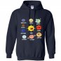 Solar system astrophysicist cool milky way Hoodie