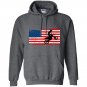 Usa veteran american flag motocross dirtbike vintage Hoodie