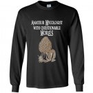 Amateur mycologist with questionable morels mushroom Long Sleeve Gildan