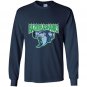 American dad bazooka sharks logo Long Sleeve Gildan