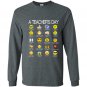 A teachers day funny emoji teacher gift Long Sleeve Gildan