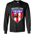 Bikers for trump 2016 president Long Sleeve Gildan
