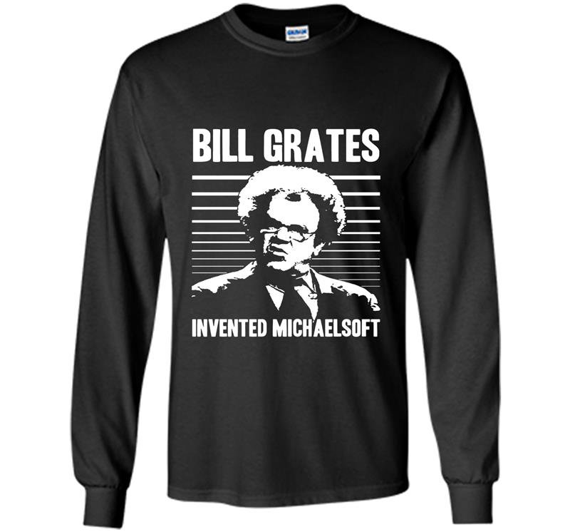 Bill grates invented michaelsoft large Long Sleeve Gildan