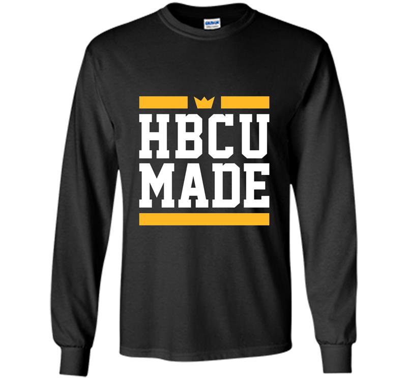 Black college hbcu made Long Sleeve Gildan