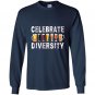 Celebrate diversity beer asphalt Long Sleeve Gildan