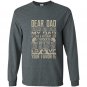 Dear dad thanks for being my dad Long Sleeve Gildan