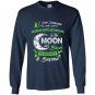 Duchenne muscular dystrophy awareness moon back love Long Sleeve Gildan