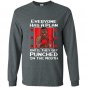 Everyone has a plan until they get punched in the mouth shir Long Sleeve Gildan